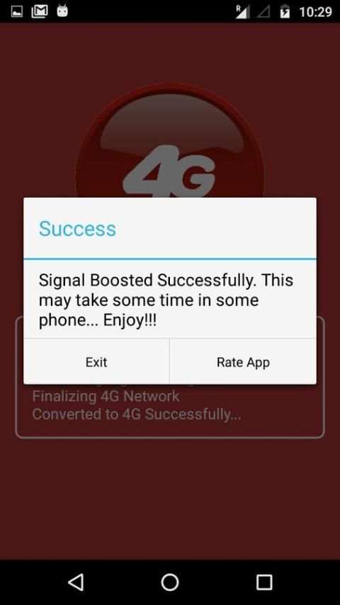 3G to 4G Convert Mobile App Prank screenshot 1