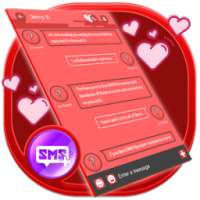 SMS Pink Love on 9Apps