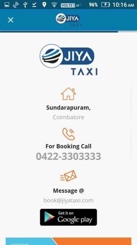 Jiya Taxi screenshot 1