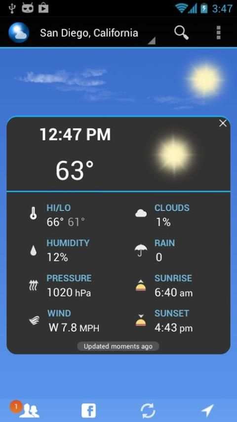 WeatherKast 10 تصوير الشاشة