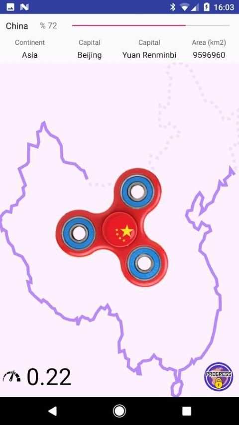 ߷ Fidget Flag Spinner ߷ World Flags Game скриншот 5