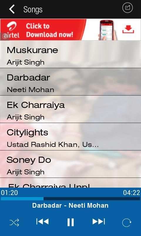 CityLights Movie Songs screenshot 5
