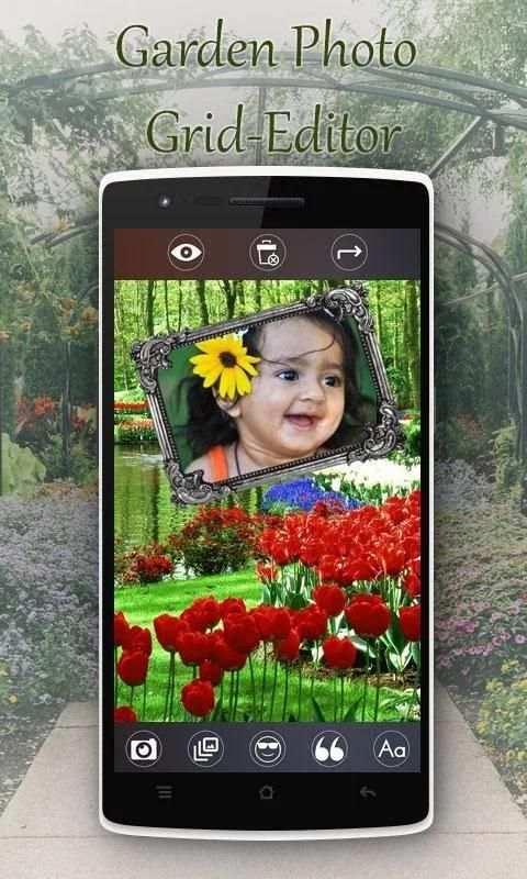Garden Photo Grid- Editor 3 تصوير الشاشة