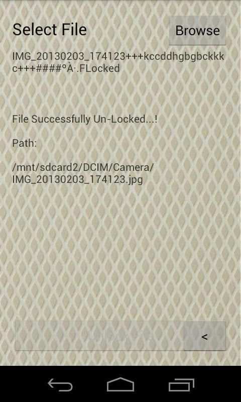 File Lock Lite screenshot 1