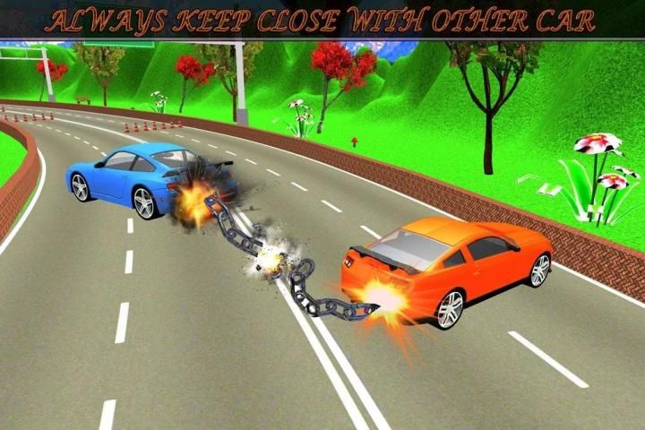 Chained Cars Crash: Chain Racing Rivals screenshot 9