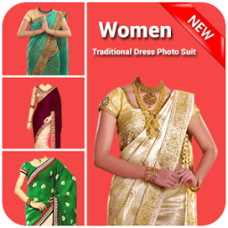 Women Traditional Dress Photo Suit иконка