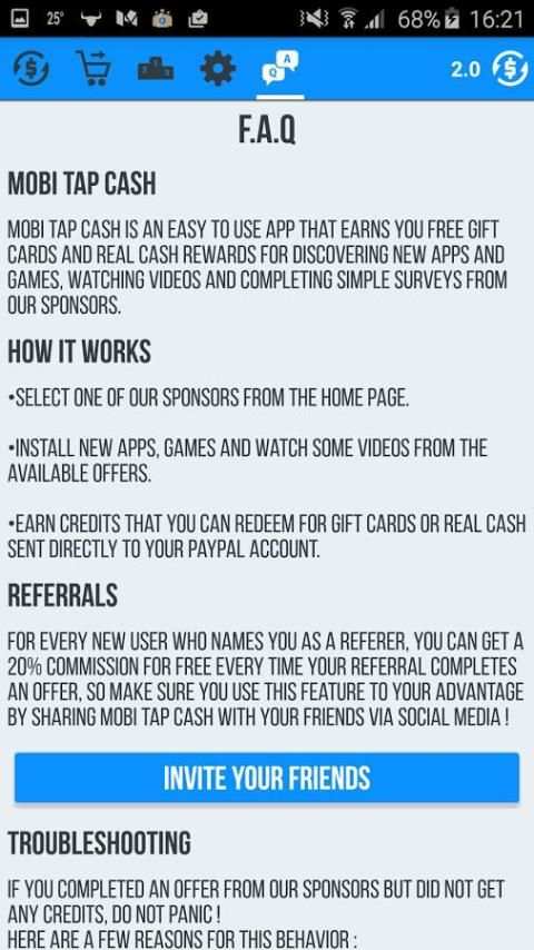 Mobi Tap Cash screenshot 4