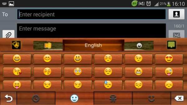 Wood Keyboard скриншот 2