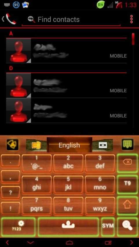 Wood Keyboard скриншот 5