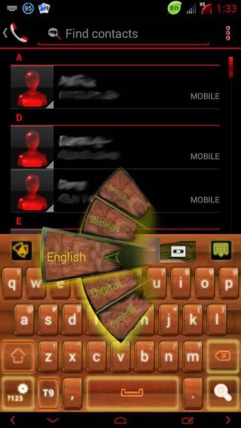 Wood Keyboard скриншот 6