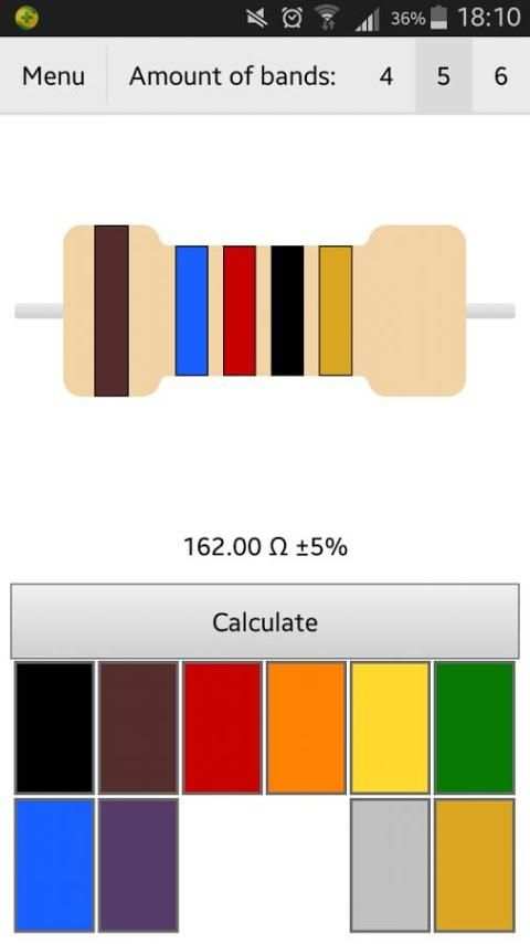 Resistor Color Code скриншот 3