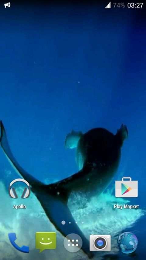 Whale 3D. Video wallpaper 6 تصوير الشاشة