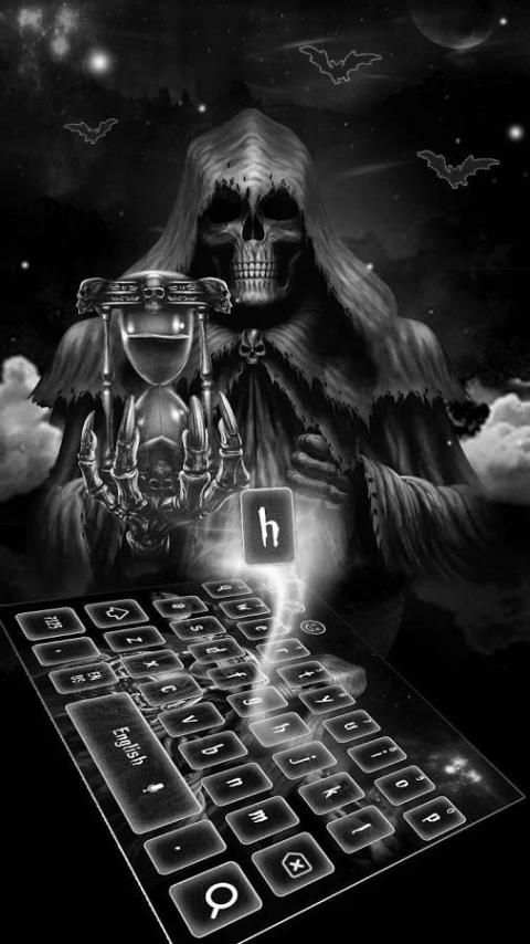 Reaper Hourglass Keyboard Theme скриншот 3