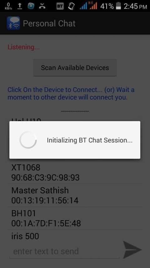 BT Messenger screenshot 7