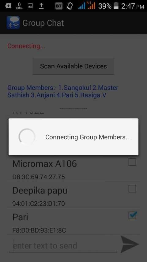 BT Messenger screenshot 4