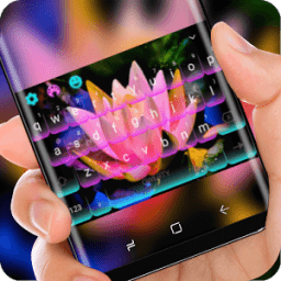 Noen Night Lotus Keyboard Pink Waterlily icon