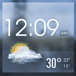 Weather &amp; Clock Widget icon