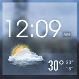 Weather & Clock Widget 1.0