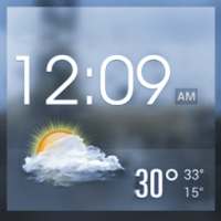 Weather & Clock Widget