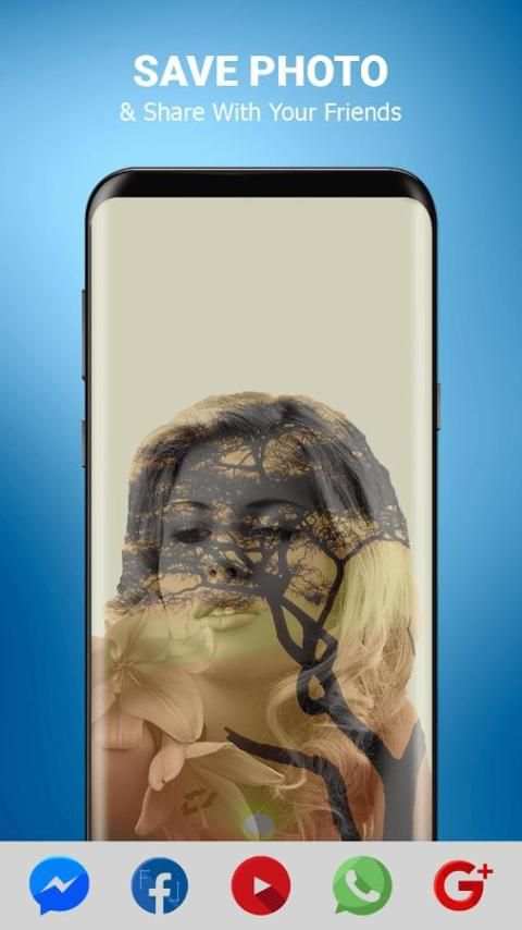 Double Exposure : BlendMe Editor скриншот 1