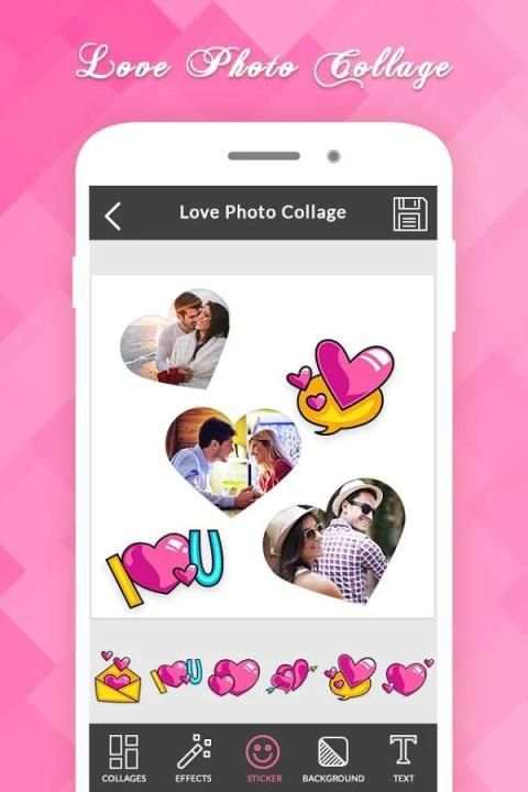 Love Collage - Photo Editor скриншот 3