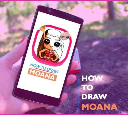 How To Draw Disney Moana screenshot 4