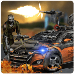 Zombie Shooting Race Adventure: Guns Cars, Zombies أيقونة