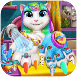 Talking Cat Nail Spa Salon أيقونة