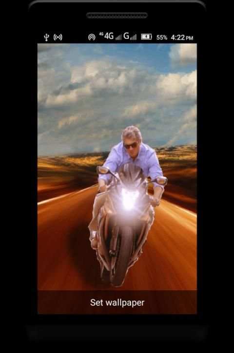 Thala in Vivegam Live Wallpaper स्क्रीनशॉट 1