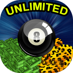 Coins and Cash for 8​​ ba​​ll ​​Poo​​l Prank icon