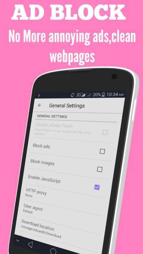 Penguin Browser 4G screenshot 5