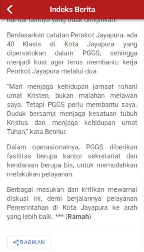 Kabar Papua screenshot 2