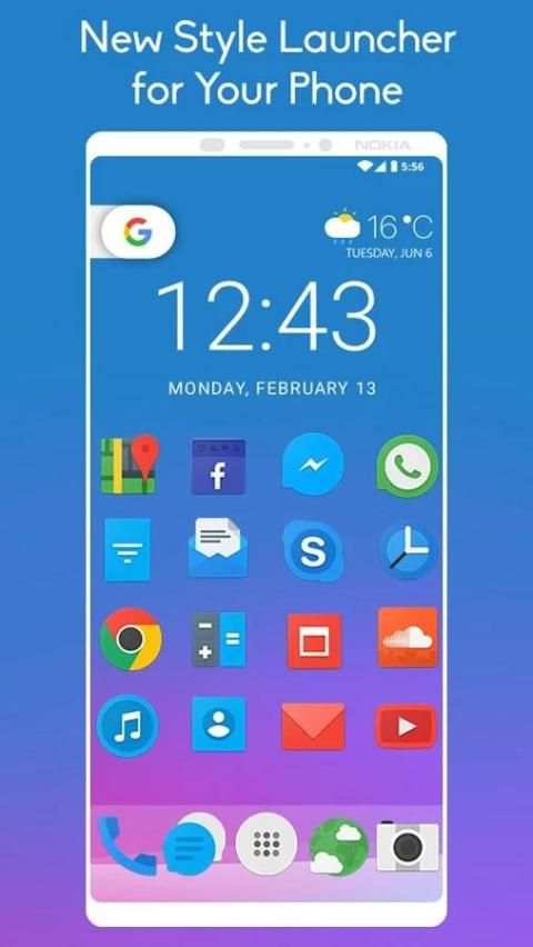 Launcher for Nokia 9 स्क्रीनशॉट 1