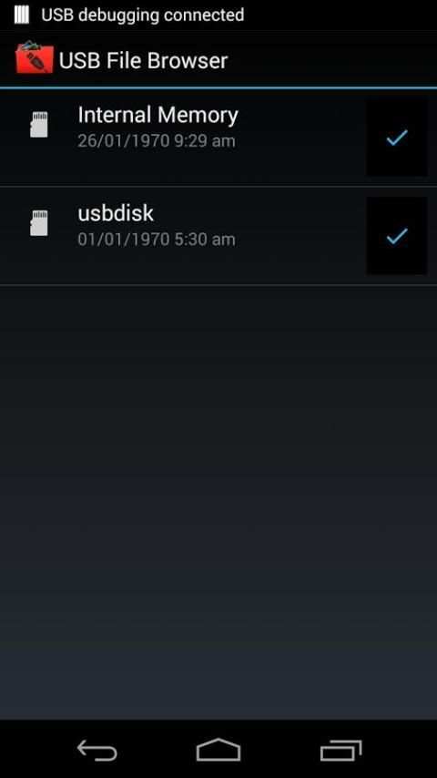 USB File Browser - Flash Drive 4 تصوير الشاشة