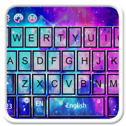 Блестящая звёздная тема "Галактика"-фиолетовый иконка