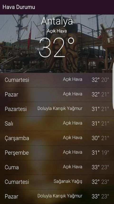Hava Durumu screenshot 4