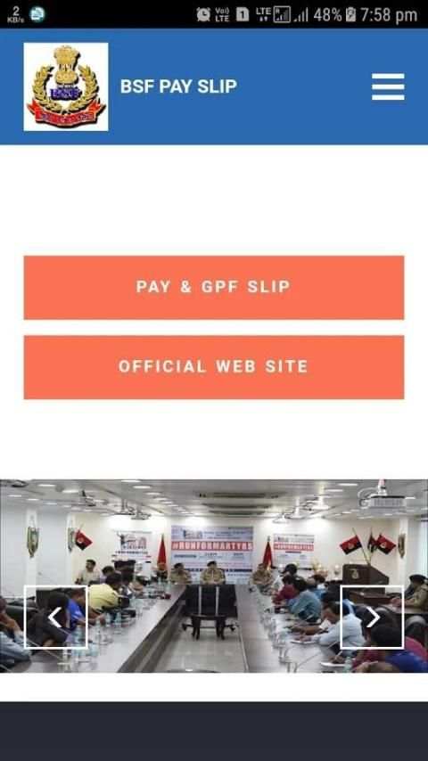 BSF PAY & GPF SLIP скриншот 1