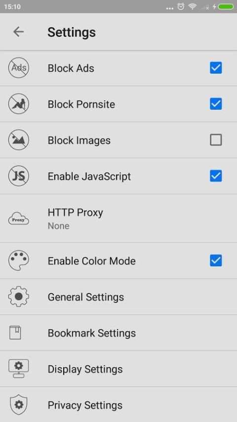 Private Web Browser screenshot 1