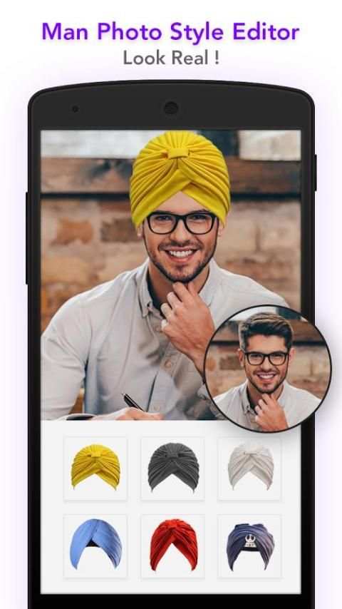 Turban Photo Editor स्क्रीनशॉट 1