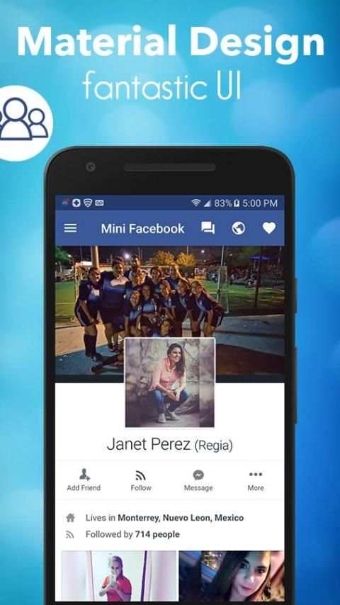 Lite for Facebook - fast messenger screenshot 1