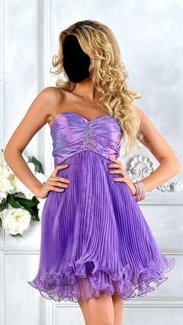 Girl New Dress Photo Montage скриншот 1