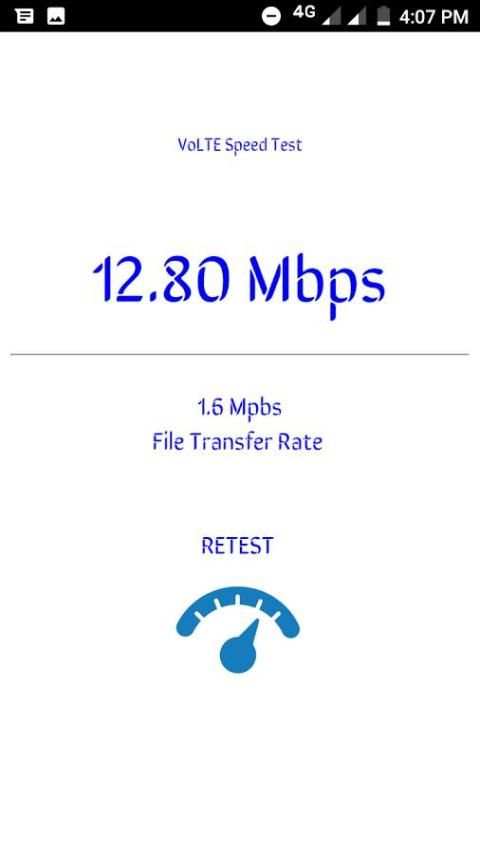 VoLTE Speed Test screenshot 3