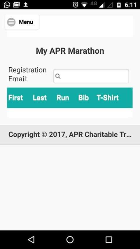 APR Marathon 2017 App स्क्रीनशॉट 3