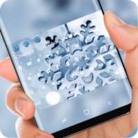 Snow Flake Input Method Winter Wallpaper on 9Apps