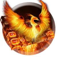 Тема Flame Phoenix Keyboard