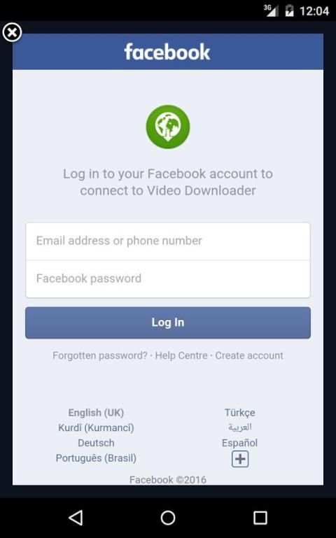 FREE Facebook Video Downloader स्क्रीनशॉट 3