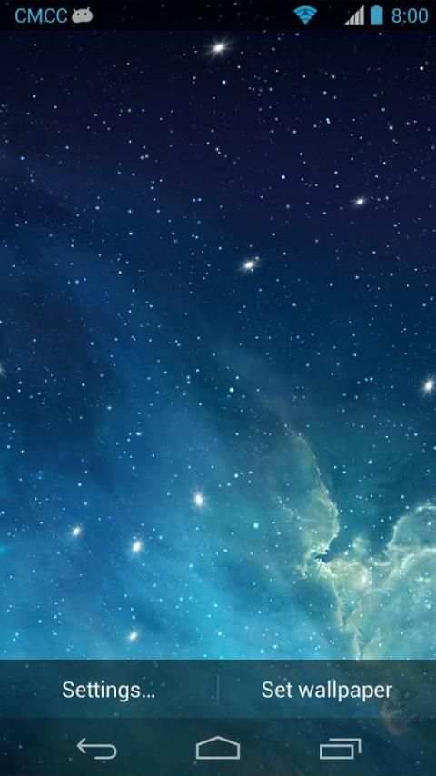 Galaxy Water Ripple Lwp скриншот 4