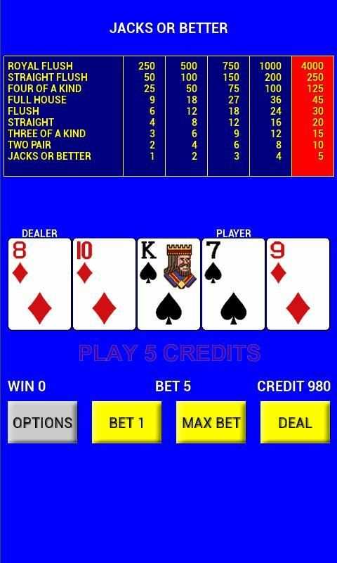 Video Poker Classic screenshot 3