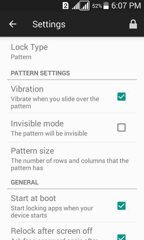 Smart App Lock скриншот 3