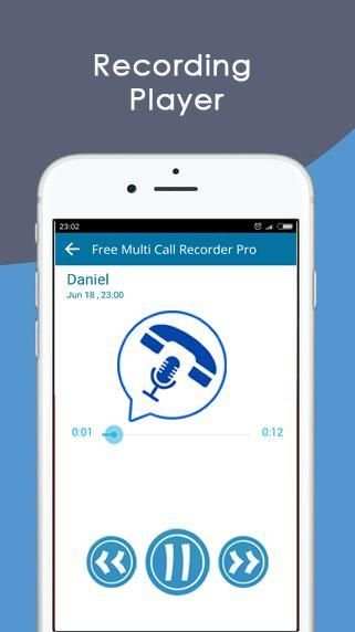 Hidden Auto Call Recorder 2017 स्क्रीनशॉट 1